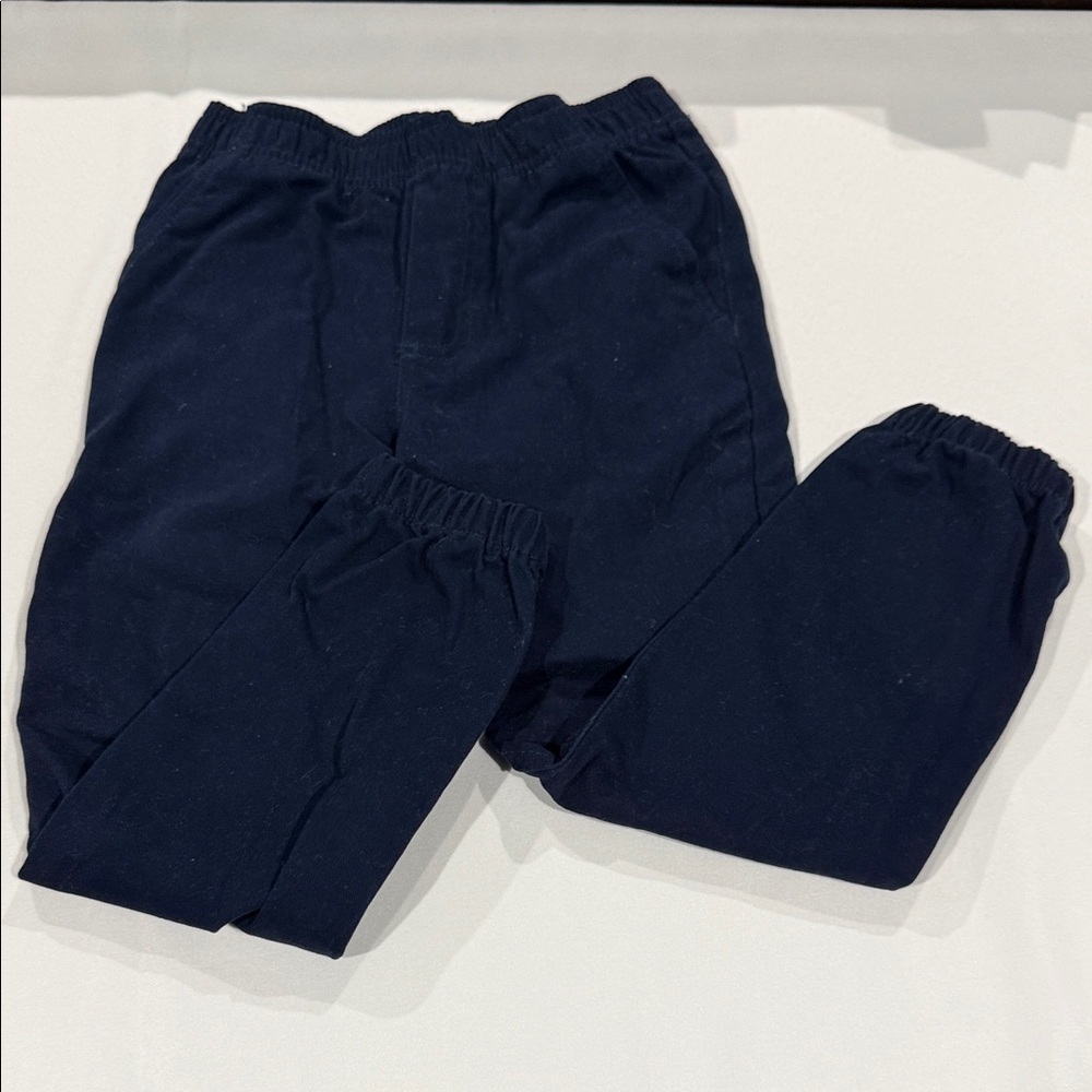Nautica navy blue Elastic Waist Pants. Kids Size 5.